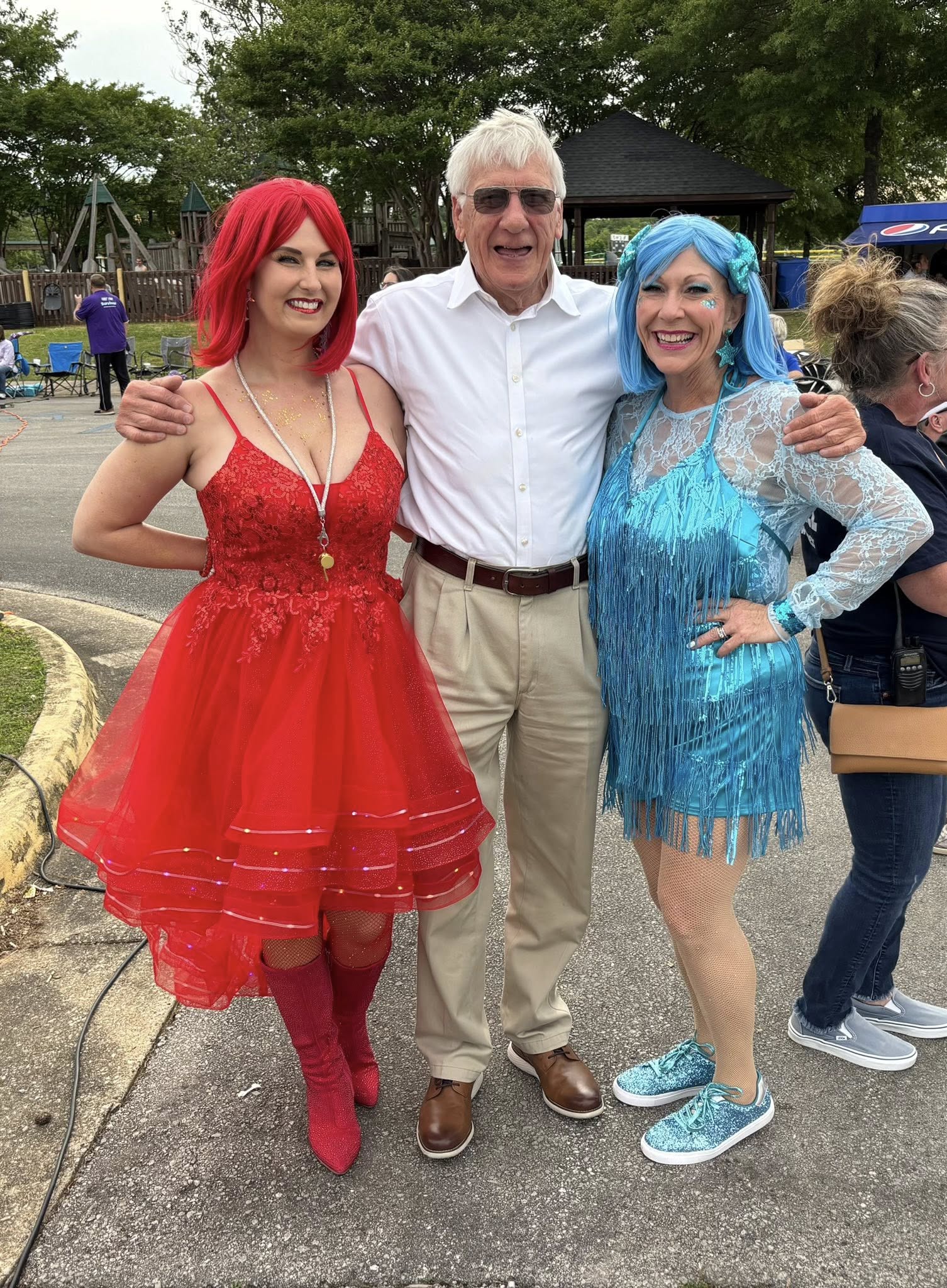 Athens Mayor Marks with the Starlets at Relay for Life